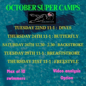 October Super camp poster