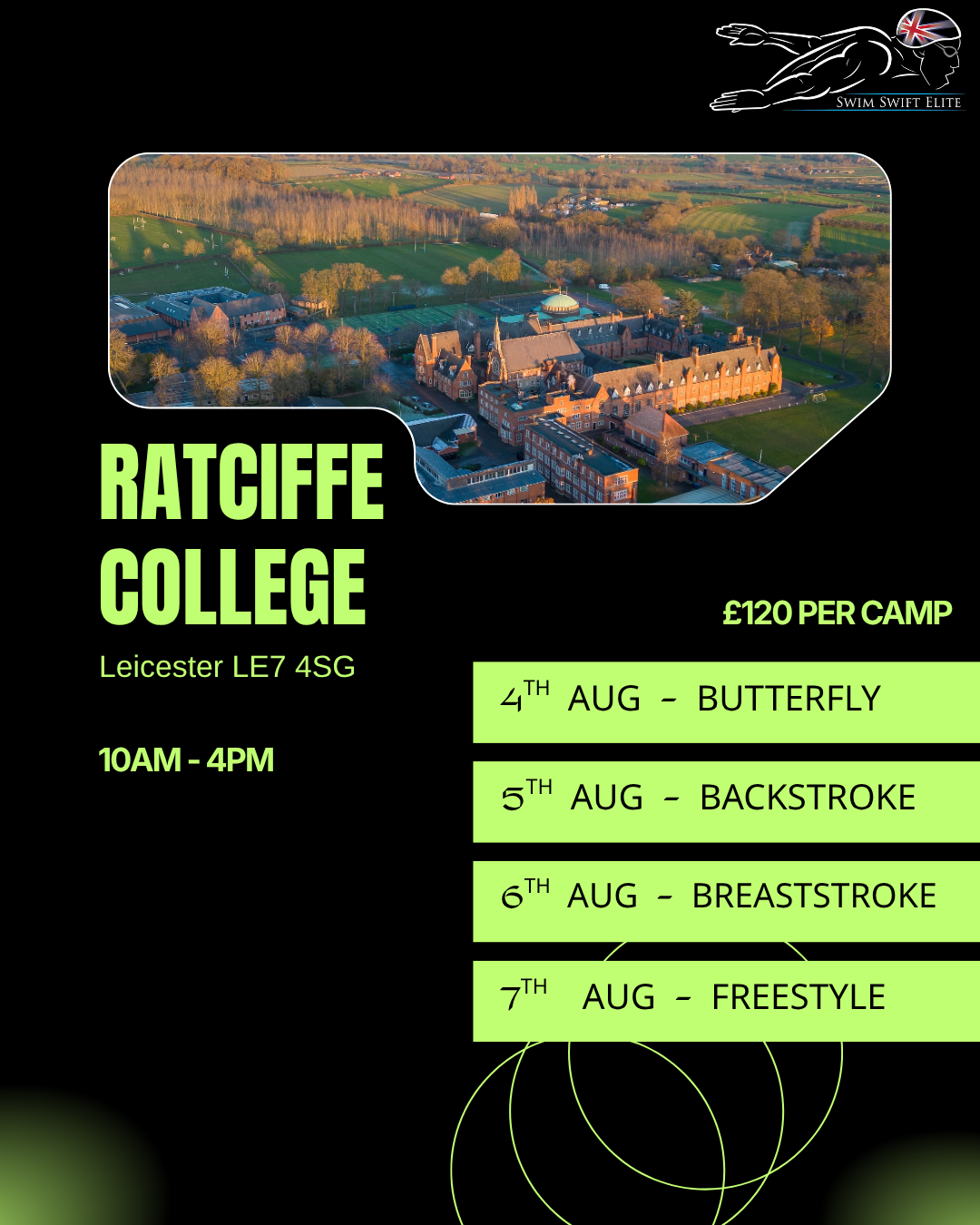 One Day Swim Camps Ratcliffe college